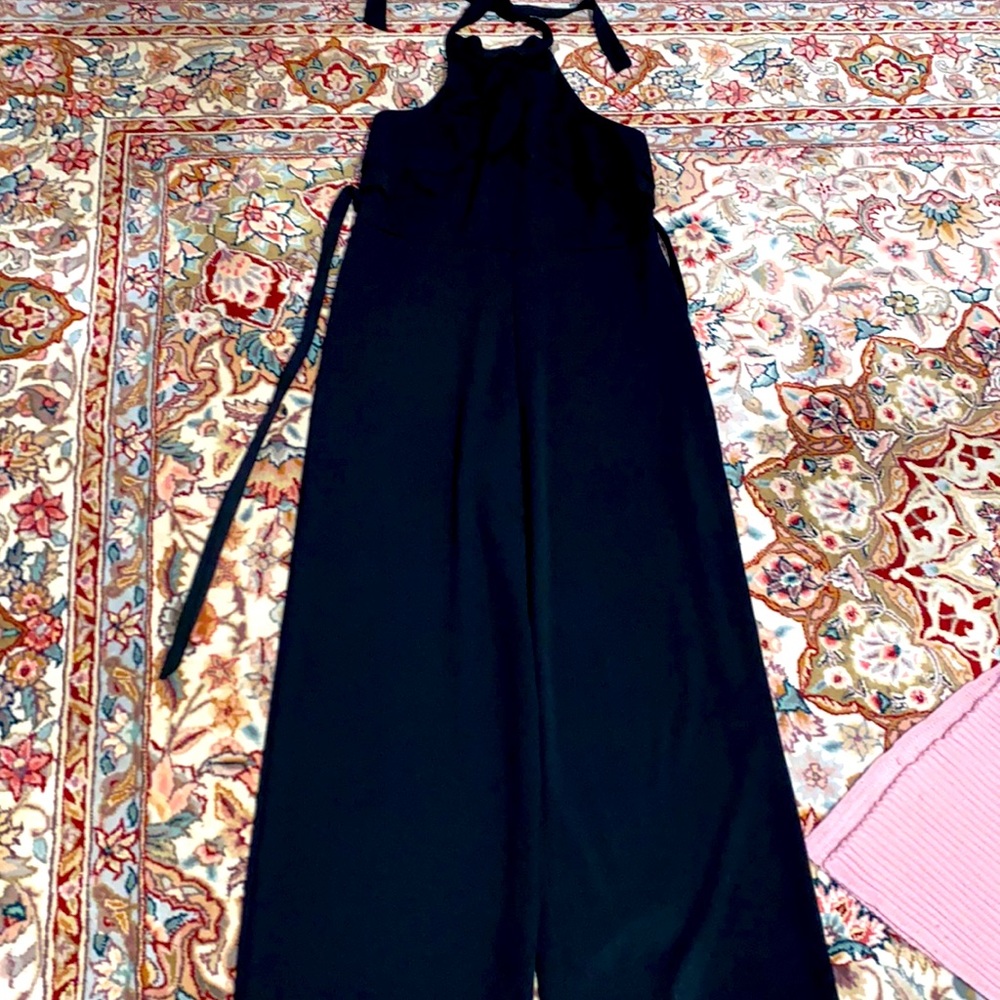 Black jumpsuit.